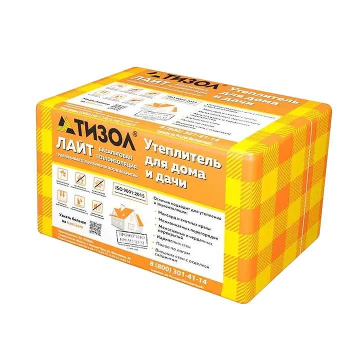 Утеплитель Тизол Euro-ЛАЙТ 40 150х600х1200