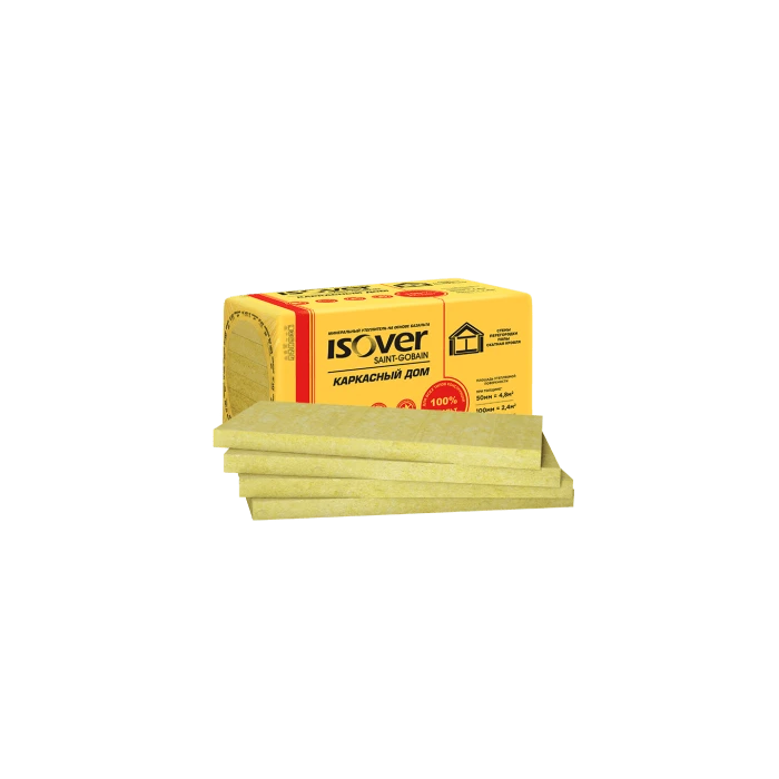 Утеплитель Isover Каркасный дом 50х600х1000