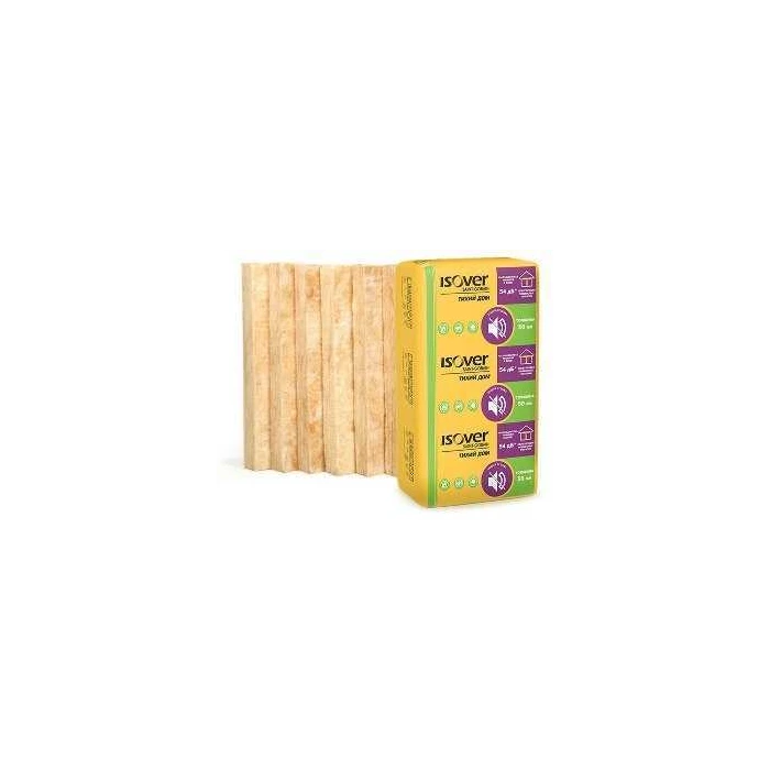 Утеплитель ISOVER Тихий Дом 50x610x1170