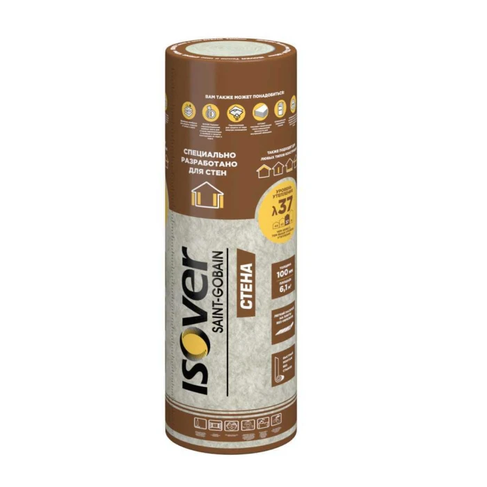 Утеплитель ISOVER Тепло и Тихо Стена 100x1220x5000
