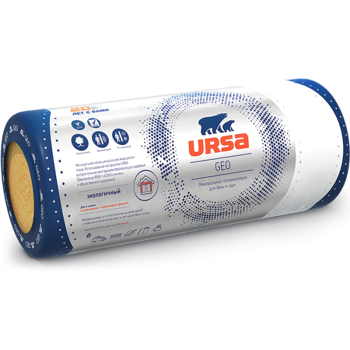 Утеплитель Ursa Geo М-11Ф 50х1200х12500