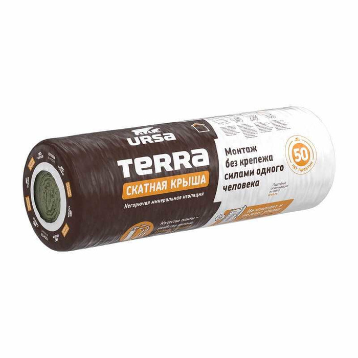 Утеплитель Ursa Terra скатная крыша 150х1200х3900