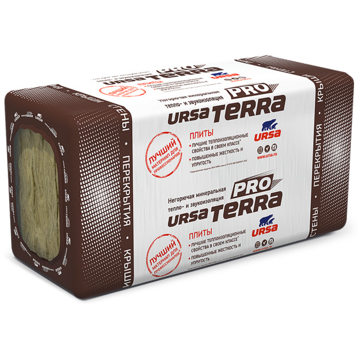 Утеплитель Ursa Terra PRO 34 PN 100х610х1000