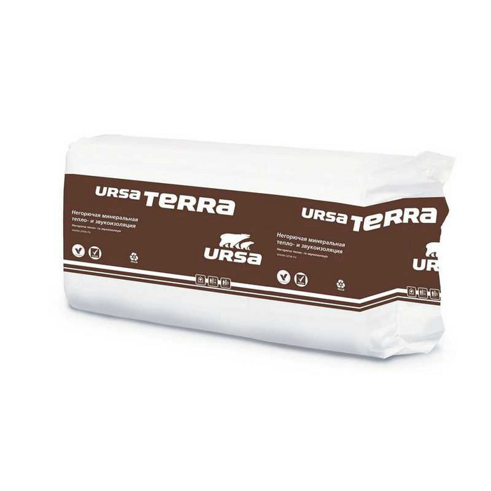 Утеплитель Ursa Terra 37 PN 100х610х1250