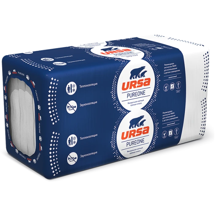 Утеплитель Ursa Pureone 34 PN 50х610х1250