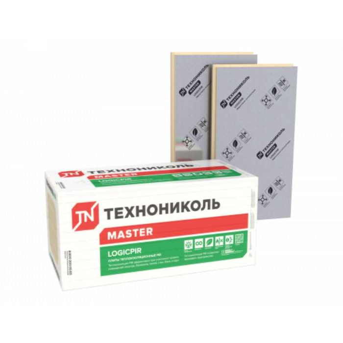 Утеплитель Технониколь LOGICPIR Ф/Ф L-кромка Г4 40х590х1190